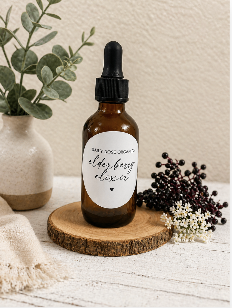 4 oz Daily Dose Elderberry Elixir